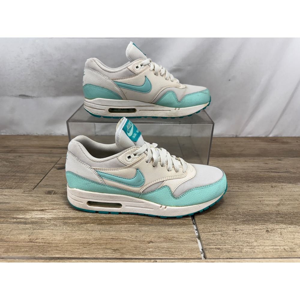 Nike Air Max 1‎ Sail Artisan Teal Womens Sneakers 599820-113 Size 8.5